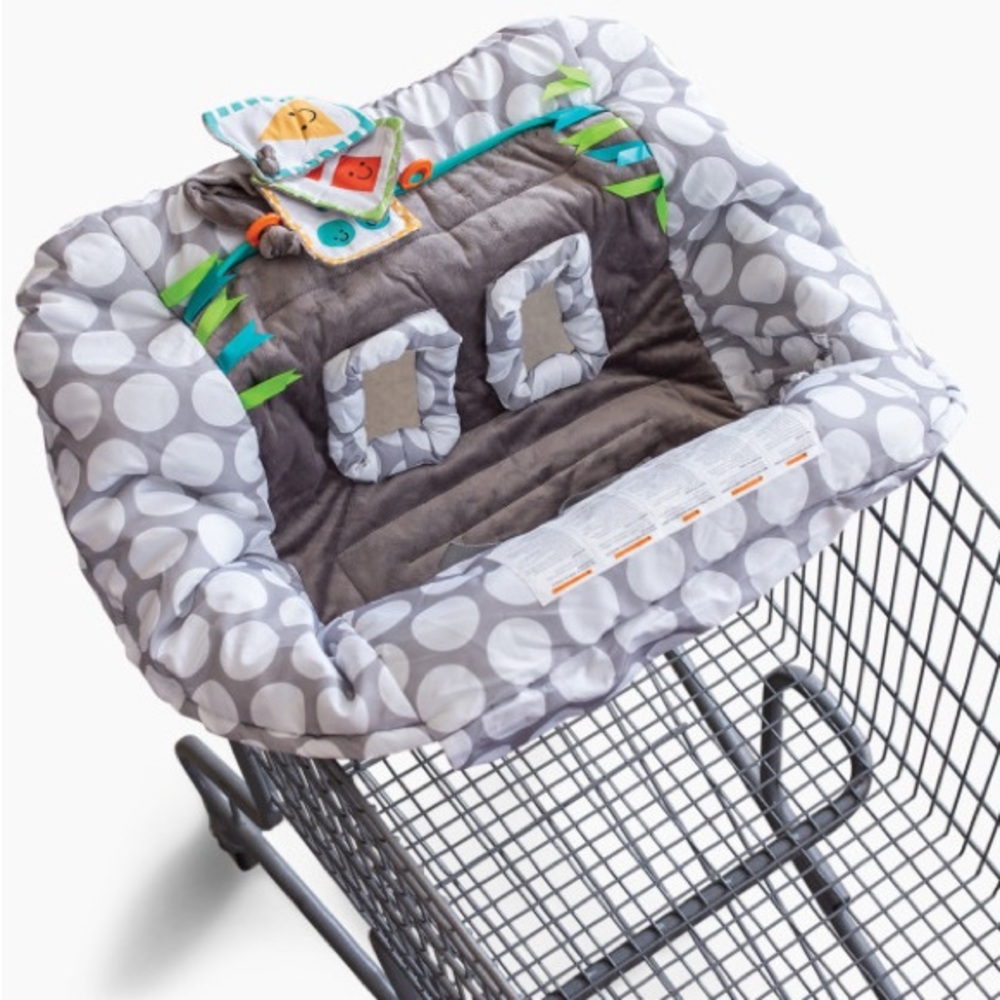 Boppy Preferred Shopping Cart & Highchair Cover With Storage Pouch